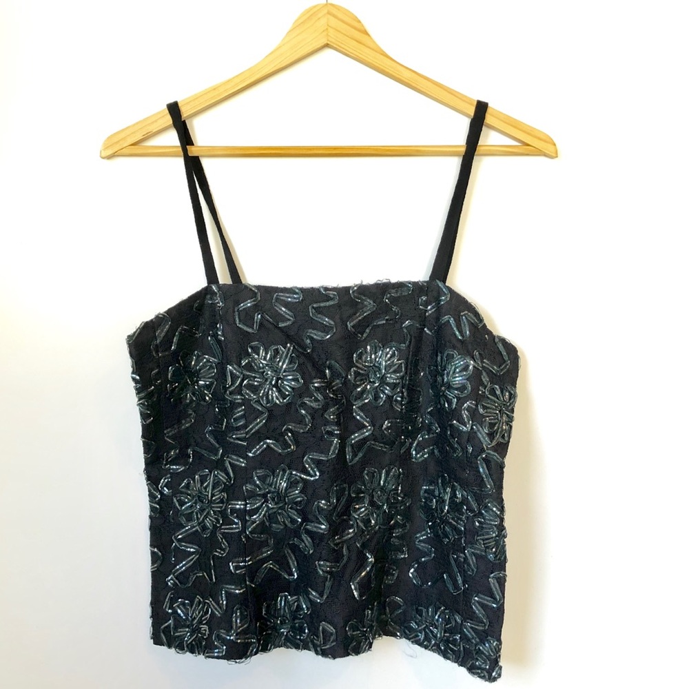 Beautiful Ribbon Lace Sleeveless Top